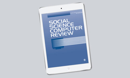 MARTIN ARTICLE PUBLISHED IN SOCIAL SCIENCE COMPUTER REVIEW