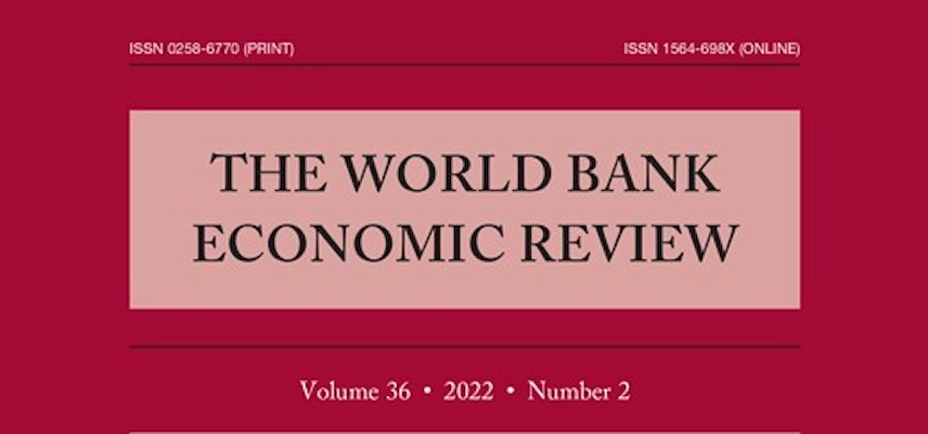 LEWANDOWSKI ARTICLE PUBLISHED IN THE WORLD BANK ECONOMIC REVIEW