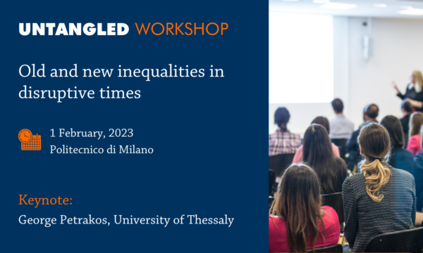 UNTANGLED TO HOLD WORKSHOP ON INEQUALITIES 1 FEBRUARY