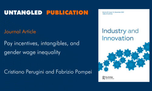 UNTANGLED RESEARCH PUBLISHED IN INDUSTRY AND INNOVATION JOURNAL